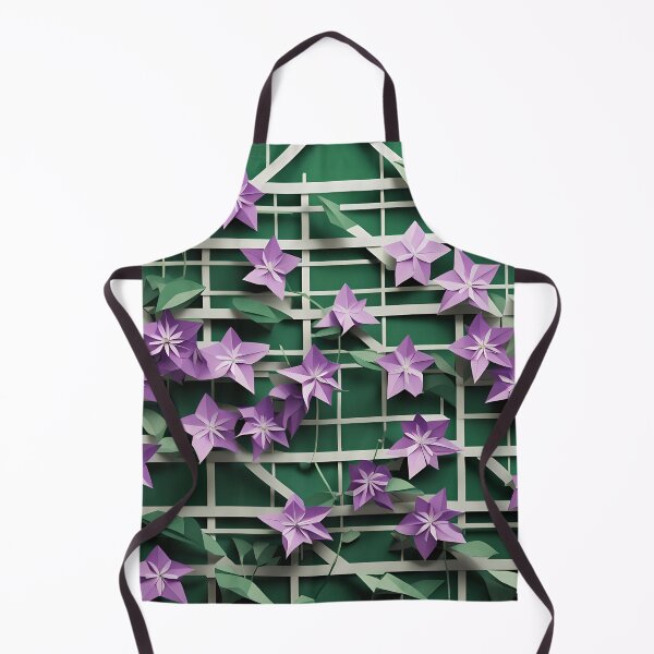 Item preview, Origami Art - Nature's Elegance: Clematis Climbing the Trellis designed and sold by ArtfulFolds.
