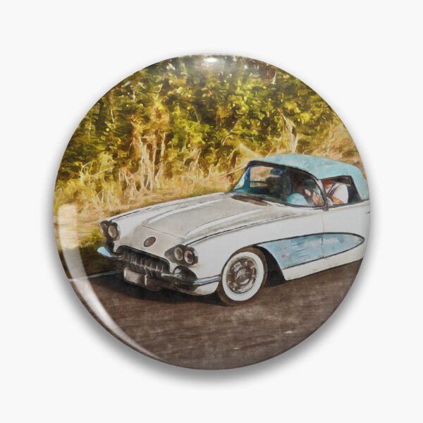 Item preview, American vintage car Chevrolet Corvette C1 from the 1950 designed and sold by Ermes.S.