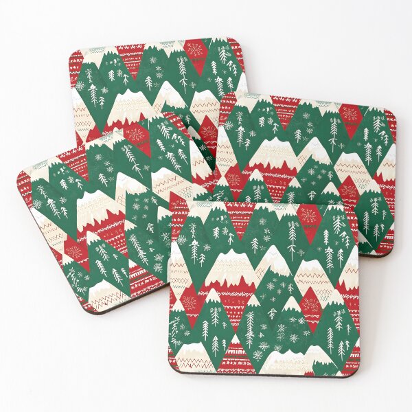 Item preview, Ugly Christmas Sweater-Inspired Christmas Tree Pattern | Festive & Fun Holiday Design for Apparel & Décor designed and sold by ashleyecarr.