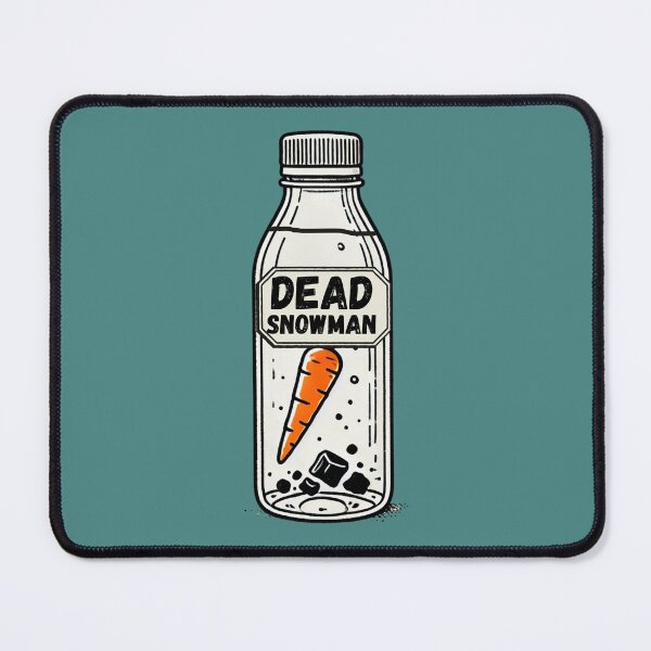 Item preview, Dead snowman water bottle melted snowman designed and sold by Meandmyshop.