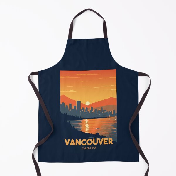 Item preview, A Vintage Travel Art of Vancouver - Canada  designed and sold by GoodOldVintage.