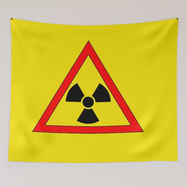 Item preview, radiation symbol, I emit atomic energy, be warned! Nuclear symbol and intriguing graphic in urban style, very nice t-shirt. designed and sold by rikyfreestyle.