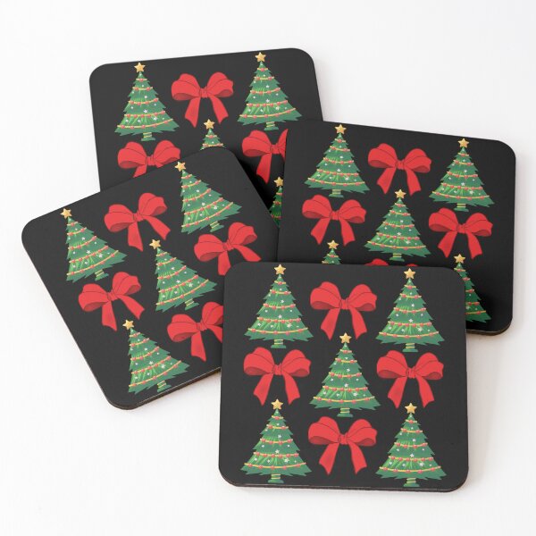 Item preview, Christmas Tree and Ribbon Pattern designed and sold by RedPumpFlash.