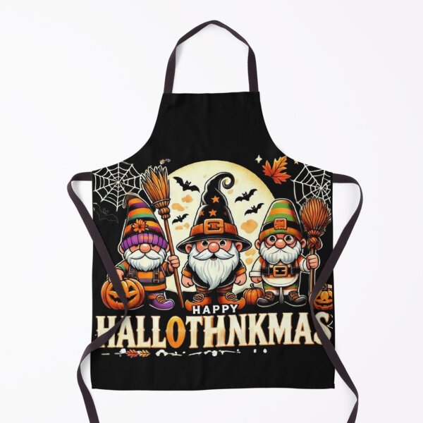 Item preview, Halloween Thanksgiving Christmas Happy HalloThanksMas Gnomes designed and sold by SztylishDesigns.