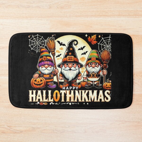 Item preview, Halloween Thanksgiving Christmas Happy HalloThanksMas Gnomes designed and sold by SztylishDesigns.