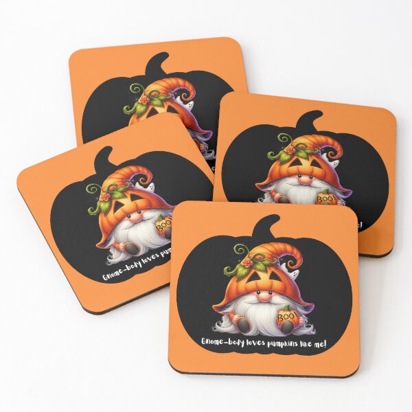 Item preview, Gnome-Body Loves Pumpkin Like Me | Cute Halloween Gnome Design for Fall Decor & Apparel designed and sold by Gnome to Express.