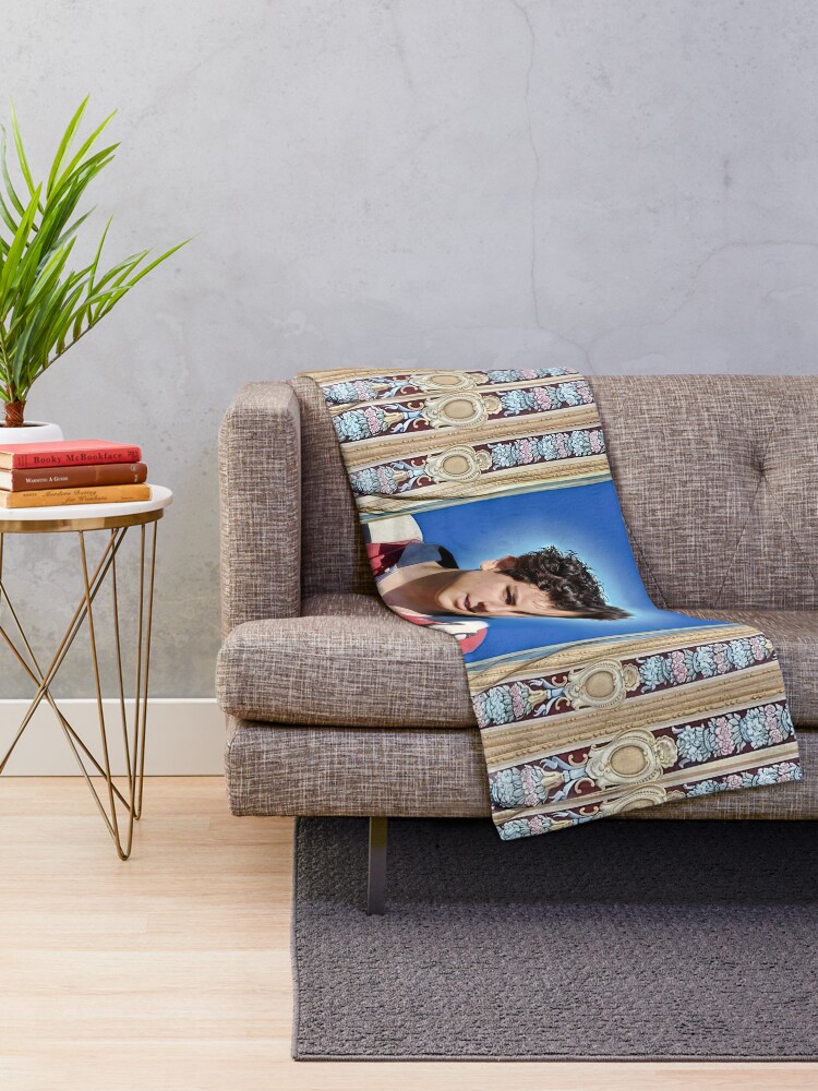 Thumbnail 2 of 6, Throw Blanket, Saint Carlo Acutis Santo Carlo Acutis designed and sold by ADMG.