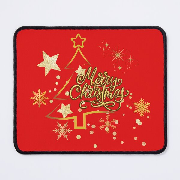 Item preview, Merry Christmas in gold. Golden Christmas tree. designed and sold by FreeSoulLab.