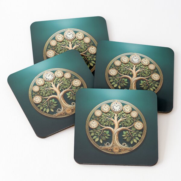 Item preview, a tree of time, where the branches and leaves are replaced with various clocks. designed and sold by HEMRO.