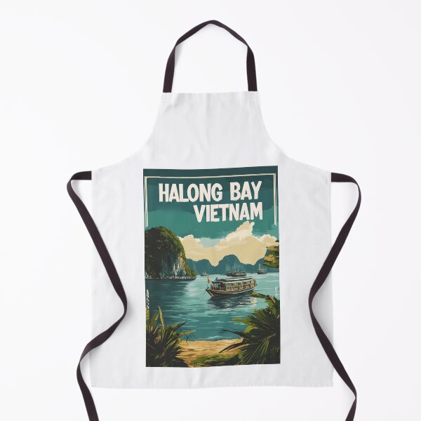 Item preview, A Vintage Travel Illustration of Ha Long Bay - Vietnam designed and sold by GoodOldVintage.
