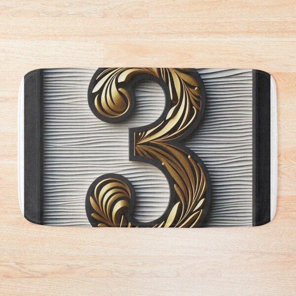 Item preview, House Number 3 Sticker designed and sold by carlarmes.