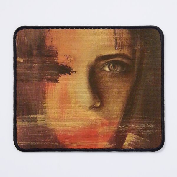 Item preview, Silent Intensity - portrait painting with oil  designed and sold by hazemomar.