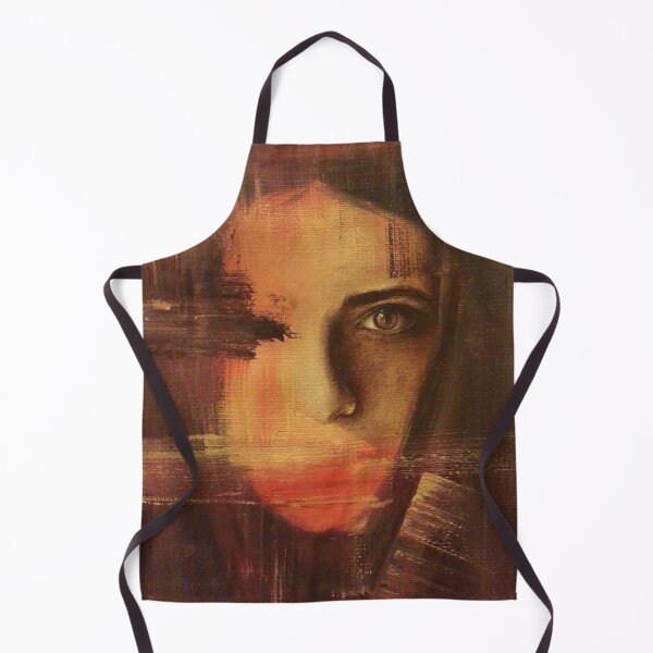 Item preview, Silent Intensity - portrait painting with oil designed and sold by hazemomar.