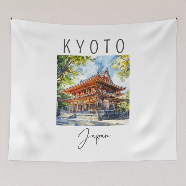 Item preview, A Watercolor Design of Kyoto - Japan designed and sold by Sketch-Shack.