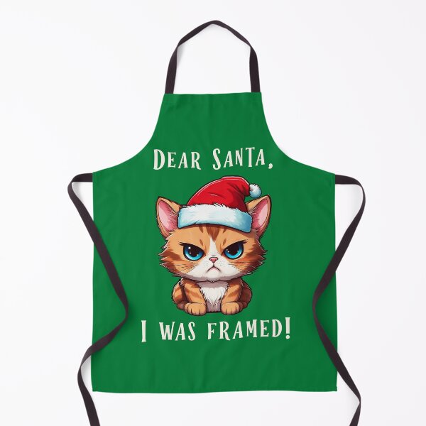 Item preview, Dear Santa, I was Framed! Kitten designed and sold by Kspirit Designs.