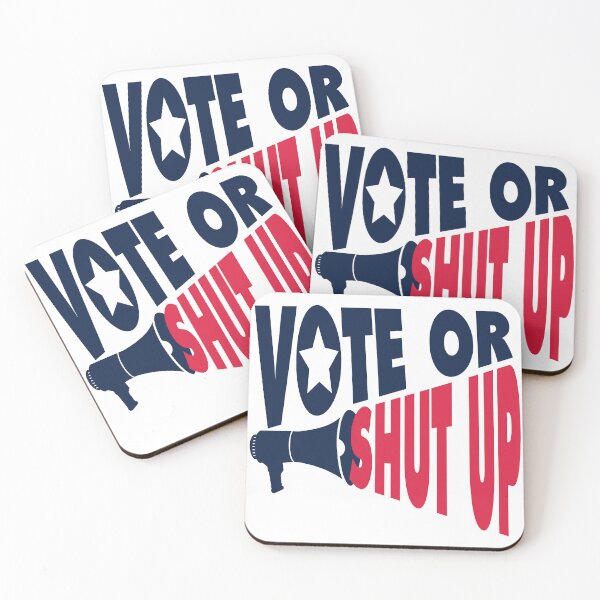 Item preview, Vote or Shut Up  designed and sold by Winner Chicken Dinner Designs.