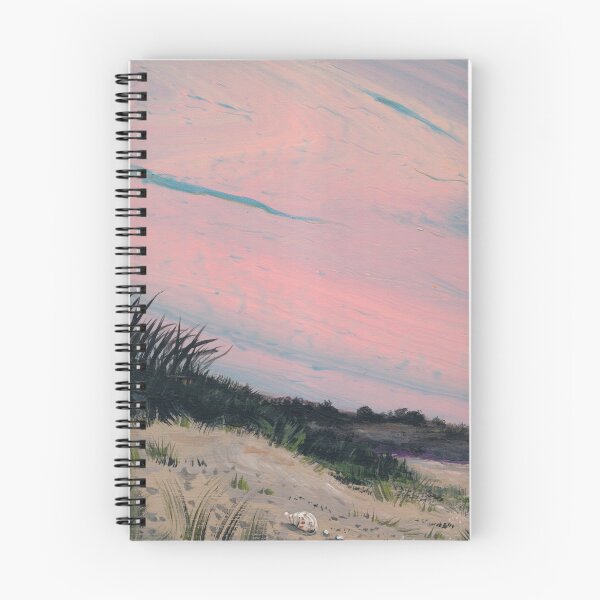 Item preview, sunset Beach grass sand dune painting designed and sold by lauraswart67.
