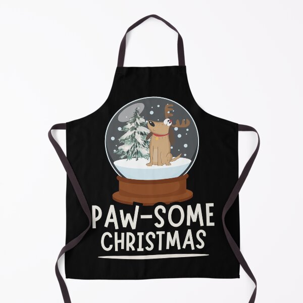 Aperçu de l'œuvre Chien de Noël adorable créée et vendue par ProWittyDesigns.