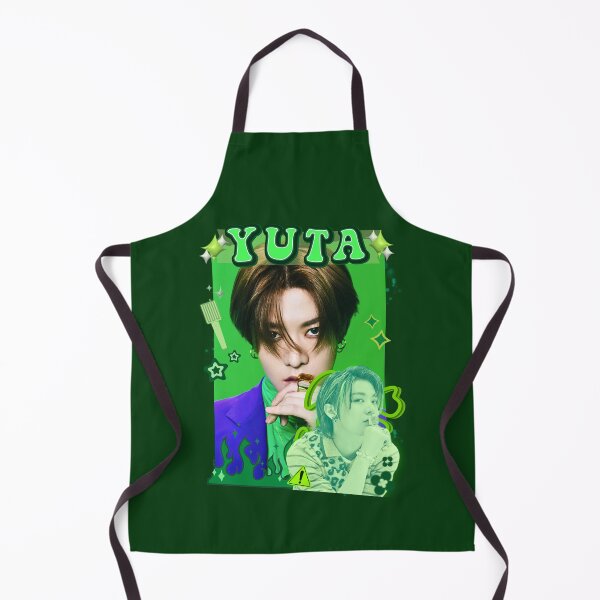 Artikelvorschau, NCT 127 Yuta Collage: Neongrüne Energie entworfen und verkauft von AJUNICE STUDIO.