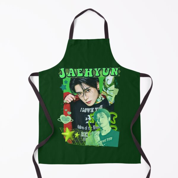 Item preview, Jaehyun Neon Green Collage: Bold and Bright designed and sold by AJUNICE STUDIO.