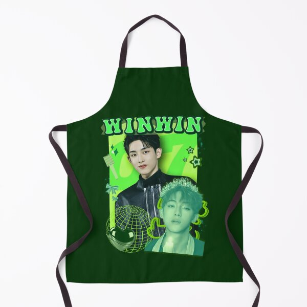 Item preview, NCT 127 Winwin Neon Green Collage designed and sold by AJUNICE STUDIO.