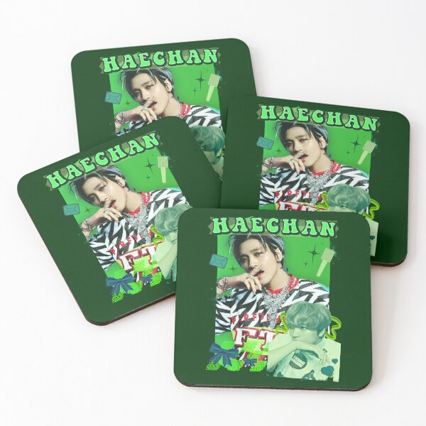 Item preview, Haechan Neon Green Vibe: NCT 127 Collage designed and sold by AJUNICE STUDIO.