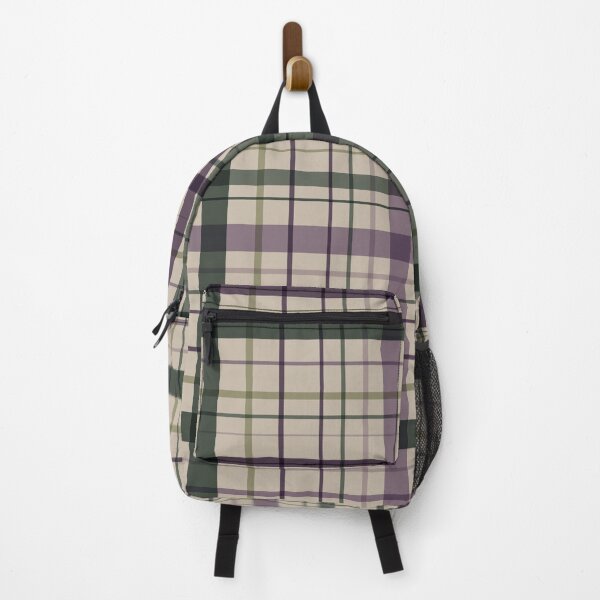 Item preview, Modern Beige, Purple, and Olive Plaid Pattern designed and sold by Lacritsa .