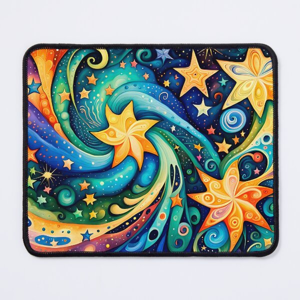Item preview, Swirly galaxies, multicolored stars and planets - 1 designed and sold by artedamensagem.