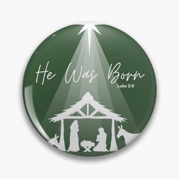 Item preview, He Was Born Simple Christmas Nativity Graphic designed and sold by ChristianCoreSS.