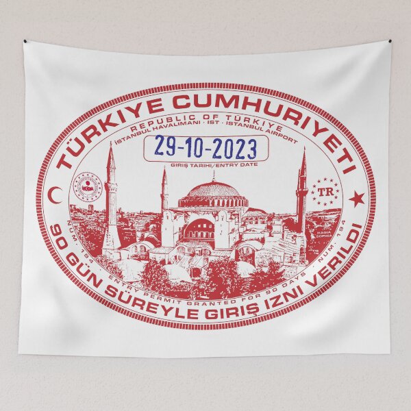 Item preview, Passport Stamp - Istanbul, Türkiye designed and sold by travelwitheric.