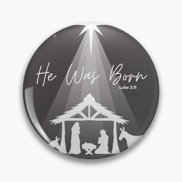 Item preview, He Was Born Simple Christmas Nativity Graphic designed and sold by ChristianCoreSS.