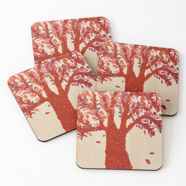 Item preview, Trees of every color-red designed and sold by awendaur80.
