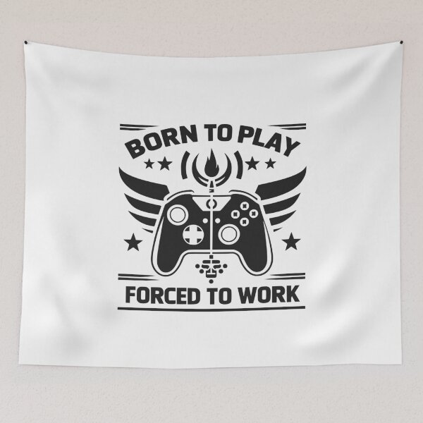 Item preview, Born to Play Forced to Work designed and sold by Frank Ring.