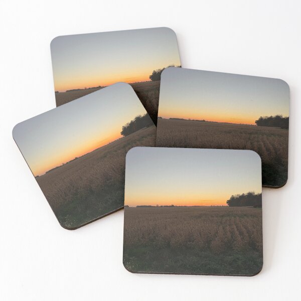 Item preview, Sunset over the soybeans  designed and sold by Roger Neff.