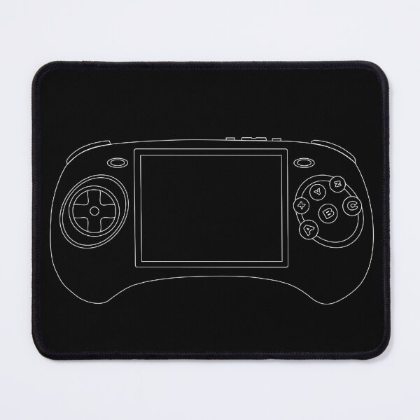 Item preview, RG ARC - Retro Game Console - White Outline designed and sold by RetroGDesigns.