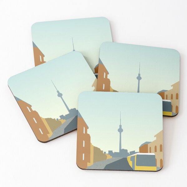 Item preview, Berlin Minimalist travel poster designed and sold by Zakaria Azis.
