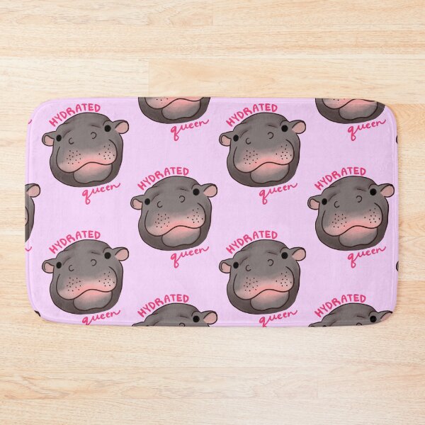 Item preview, moo deng hydrated queen art baby pygmy hippo   designed and sold by MaryMik.