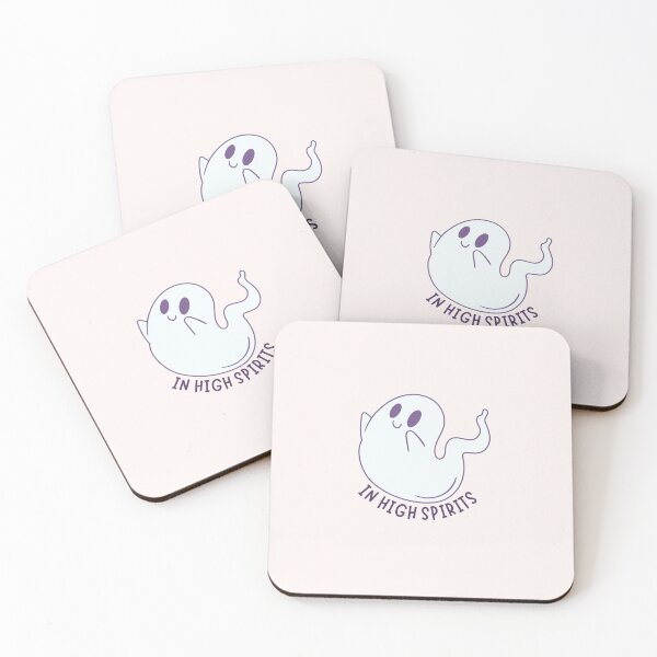 Item preview, In high spirits - cute ghost designed and sold by PeachyLitchi.