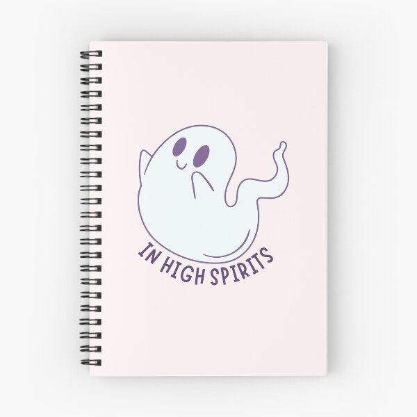 Item preview, In high spirits - cute ghost designed and sold by PeachyLitchi.