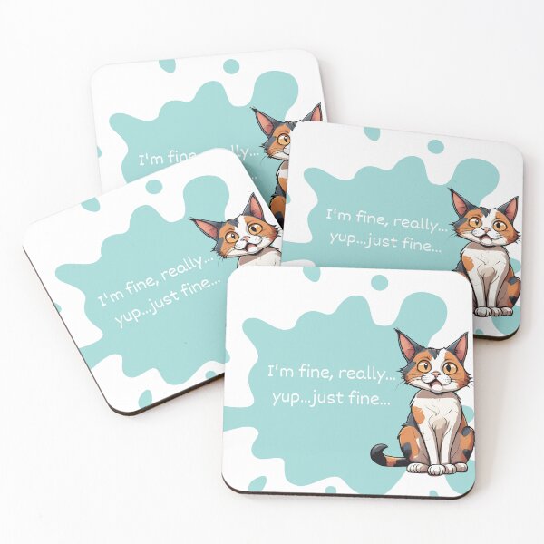 Item preview, Customer Service Cat designed and sold by PhatsTheCat.