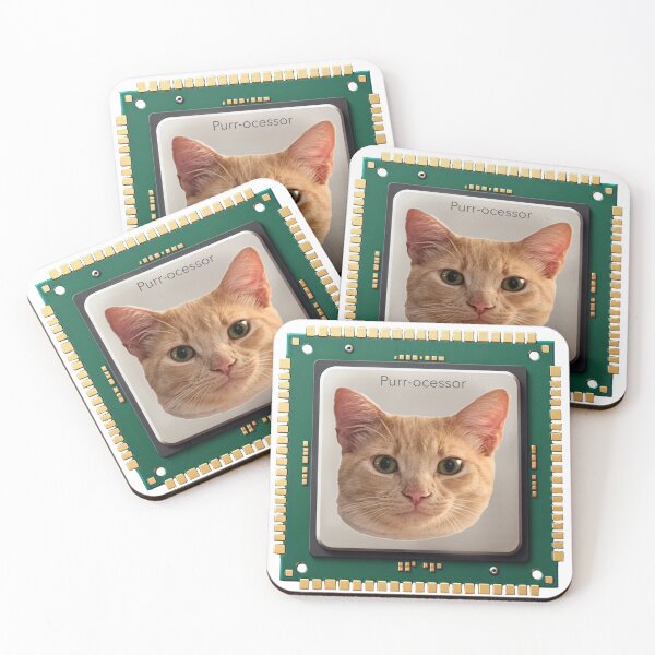 Item preview, Purr-ocessor designed and sold by Kitty Enterprise.
