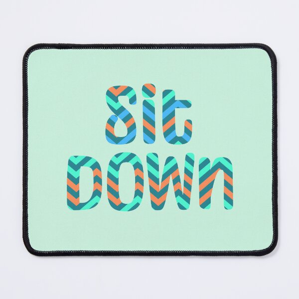 Item preview, Sit Down Bubble Letters designed and sold by theaadesigns.