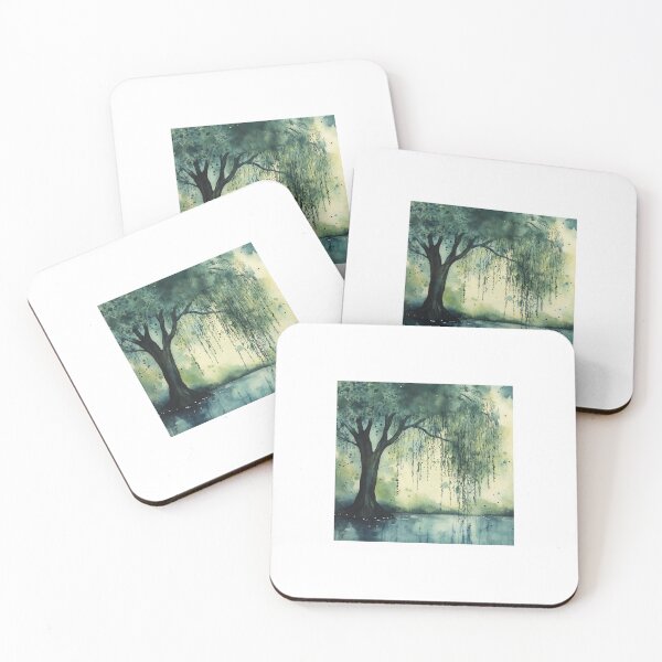 Item preview, Weeping Willow in Watercolor designed and sold by NefertitisShop.