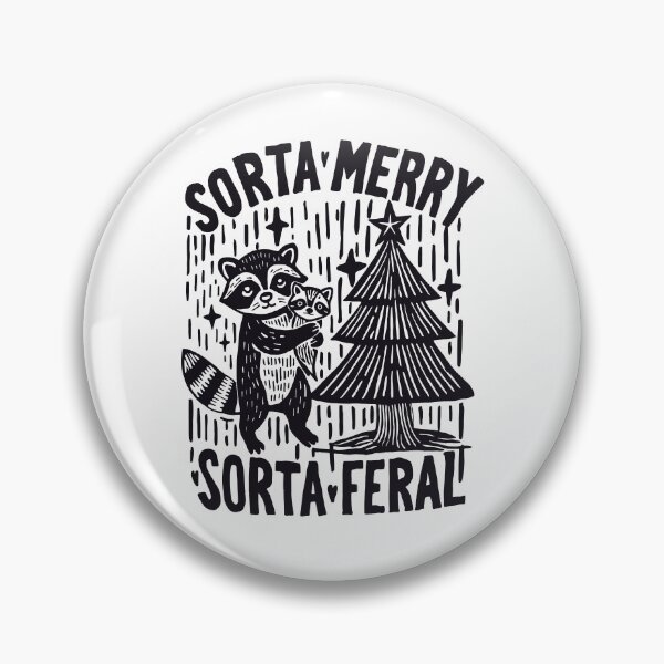 Item preview, funny sorta merry sorta feral family raccoon designed and sold by Unbranddigitalart.