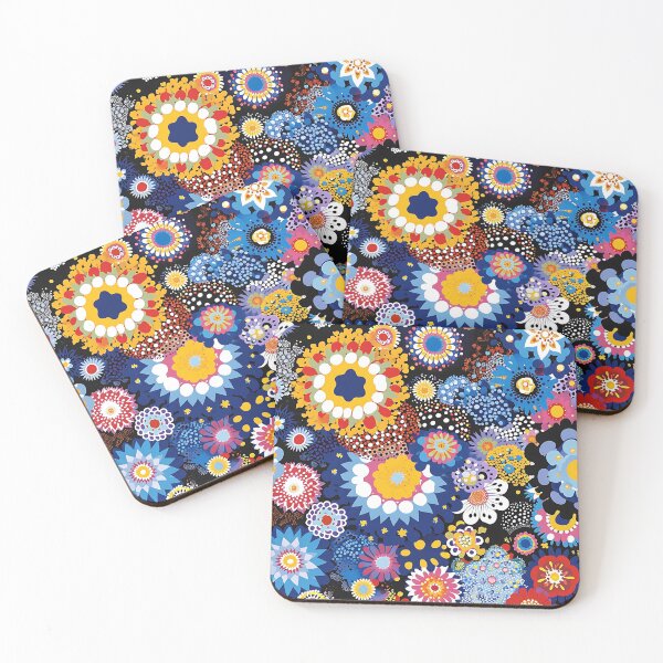 Item preview, Colorful Flowers Pattern - Collage Style Design  designed and sold by HausKatz.