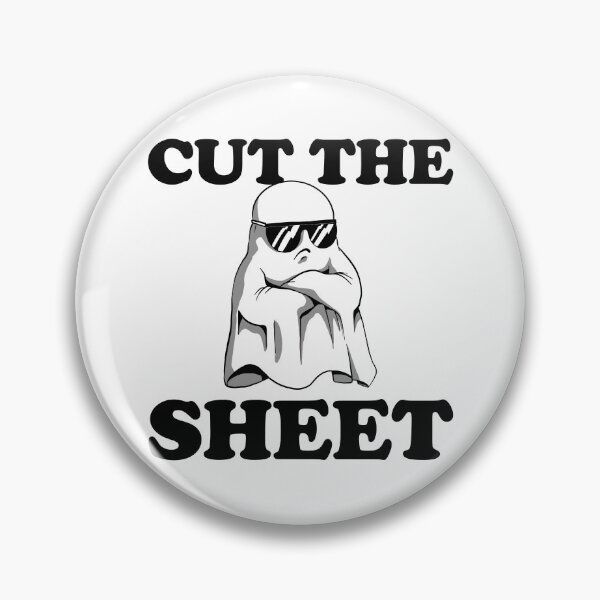 Item preview, Cut The Sheet Funny Halloween Ghost Cut The Sheet Gear designed and sold by DynamicDesign.