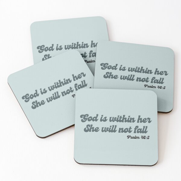 Item preview, God Is Within Her, She Will Not Fall Psalm 46:5 Christian Strength designed and sold by Lillyamstronger.