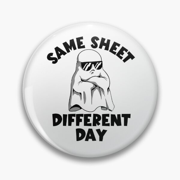 Item preview, Halloween Ghost Same Sheet Different Day Gear designed and sold by DynamicDesign.