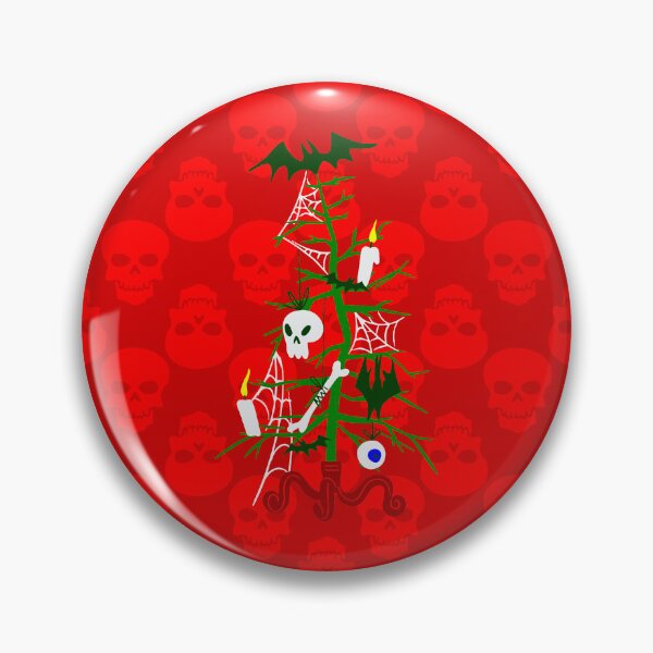 Item preview, ugly christmas tree skull haunted  designed and sold by Gossip Rag.