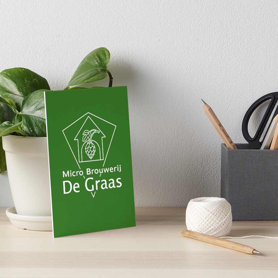 Micro Brouwerij De Graas Art Board Print